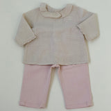 Bonpoint Pale Pink Check Blouse: 6 Months