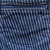 Bonpoint Stripe Denim Shorts: 3 Years