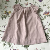 Bonpoint Dusty Rose Fine Cord Dress: 6 Months