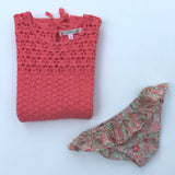 Bonpoint Coral Crochet Dress: 4 Years